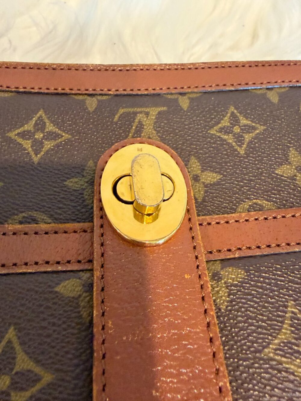Rare Vintage Louis Vuitton Monogram Sac Vendôme Shoulder Bag - Pre-Date Code Era - Picture 7 of 16